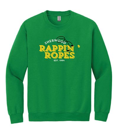18000 Adult Rappin Ropes Crewneck - Green